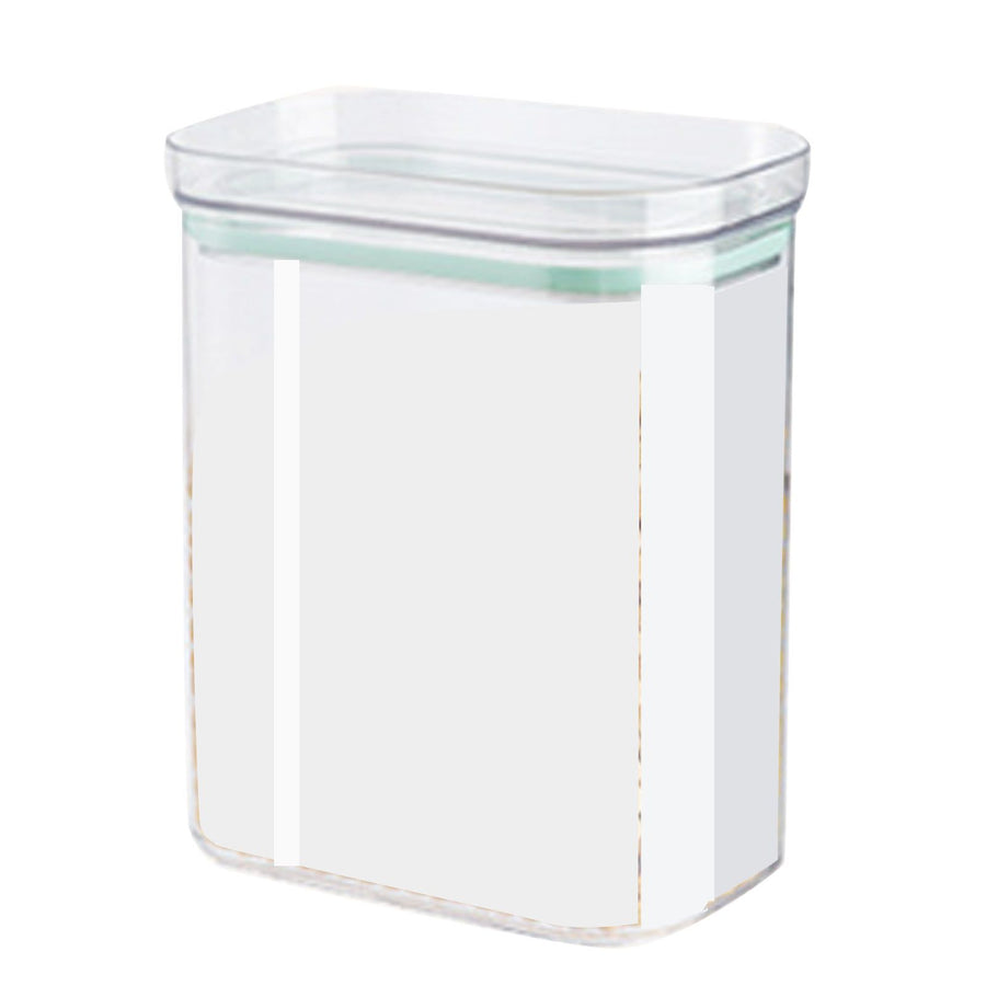 Food Storage Container 14x8.5x17.5cm Plastic Airtight Canister for Grain Coffee Bean