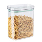 Food Storage Container 14x8.5x17.5cm Plastic Airtight Canister for Grain Coffee Bean