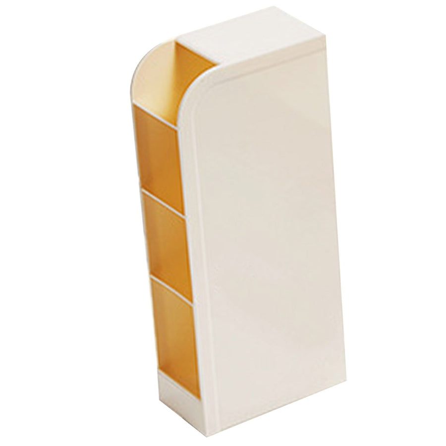 Pen Holder Plastic Inclined Large Capacity Multifunctional Pen Organizer for Desktop Stationery Cosmetics