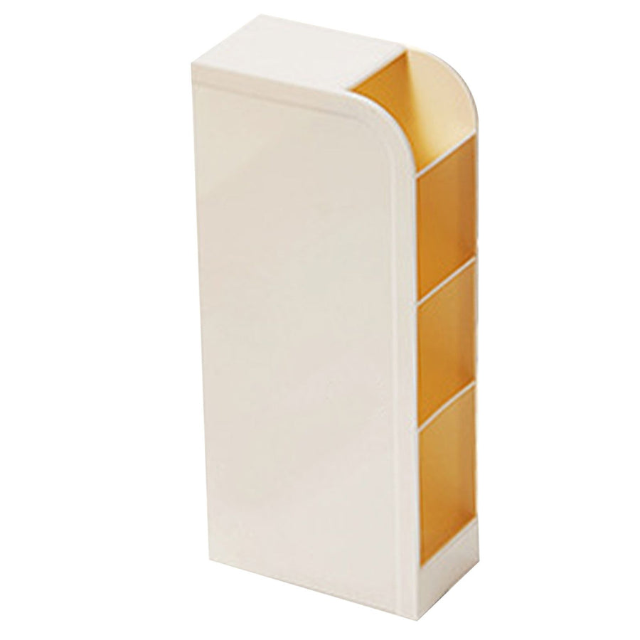 Pen Holder Plastic Inclined Large Capacity Multifunctional Pen Organizer for Desktop Stationery Cosmetics
