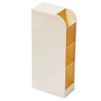 Pen Holder Plastic Inclined Large Capacity Multifunctional Pen Organizer for Desktop Stationery Cosmetics