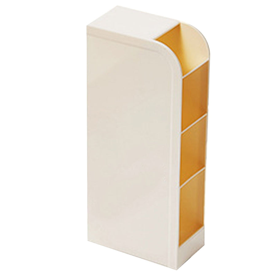Pen Holder Plastic Inclined Large Capacity Multifunctional Pen Organizer for Desktop Stationery Cosmetics