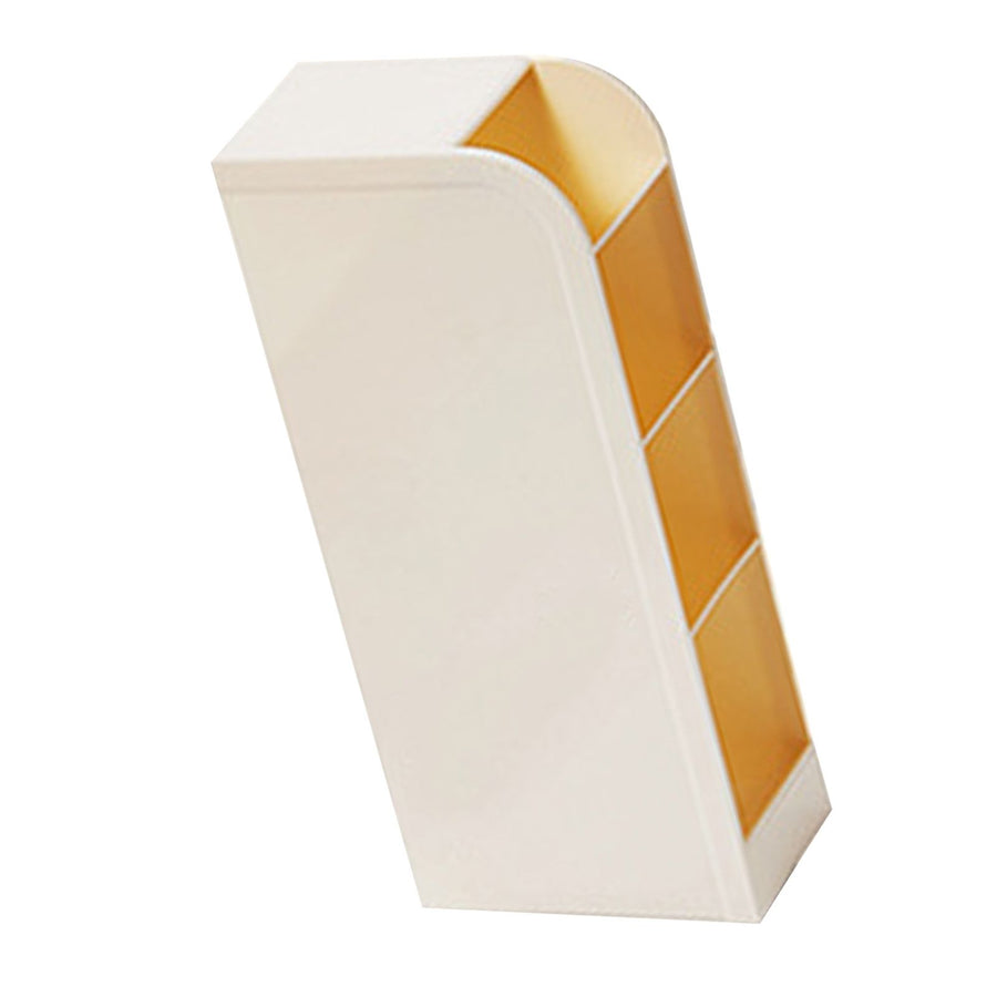 Pen Holder Plastic Inclined Large Capacity Multifunctional Pen Organizer for Desktop Stationery Cosmetics