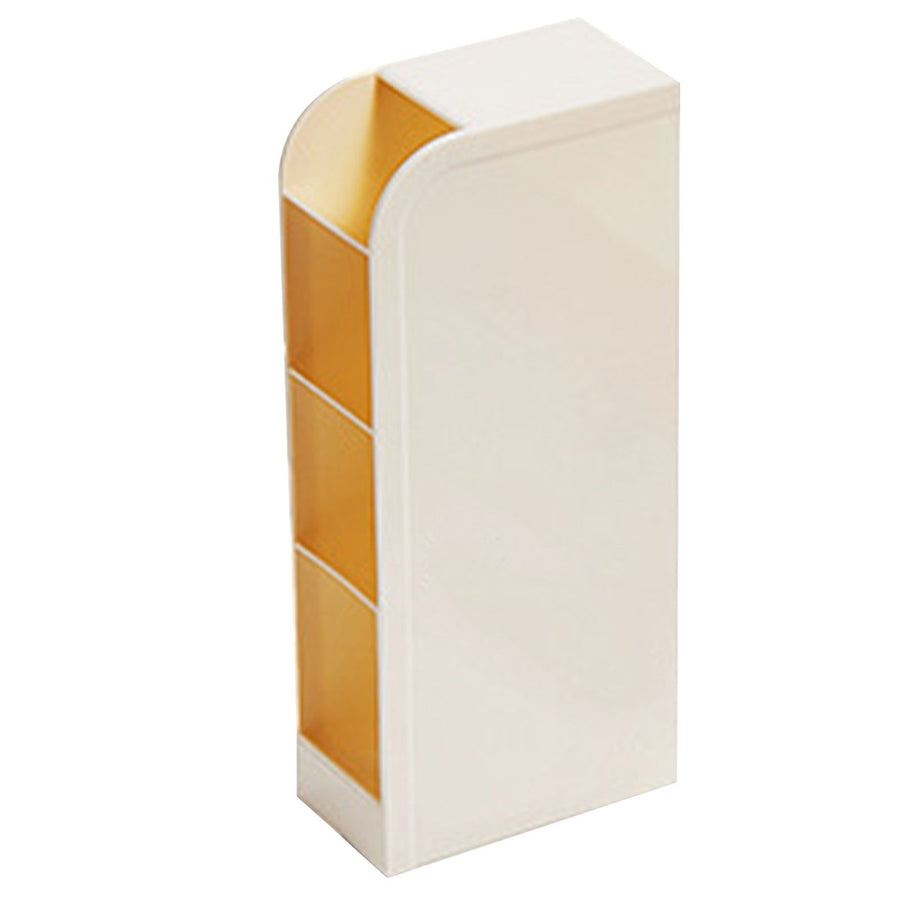 Pen Holder Plastic Inclined Large Capacity Multifunctional Pen Organizer for Desktop Stationery Cosmetics