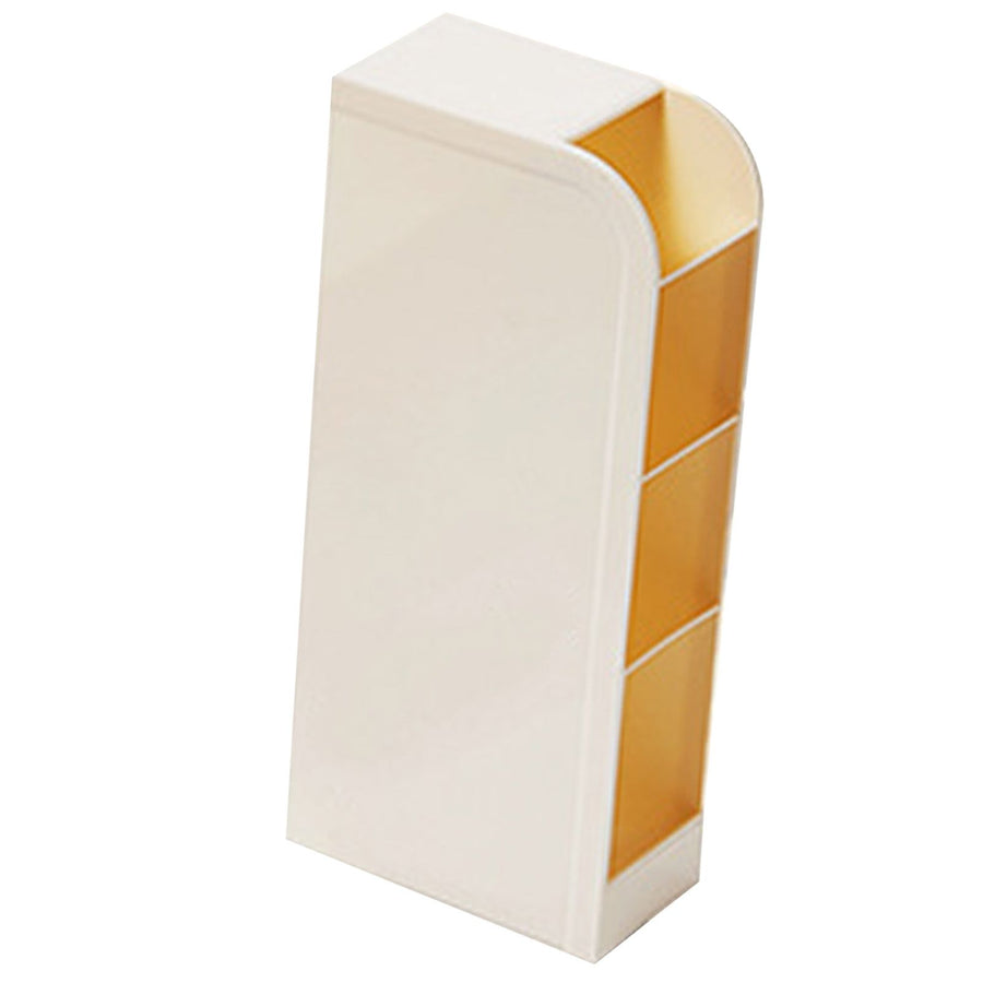 Pen Holder Plastic Inclined Large Capacity Multifunctional Pen Organizer for Desktop Stationery Cosmetics