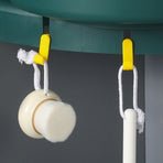 Rotate Corner Shower Caddy Wall Mount Punch Free Corner Floating Shelves for Toilet Bathroom Kitchen