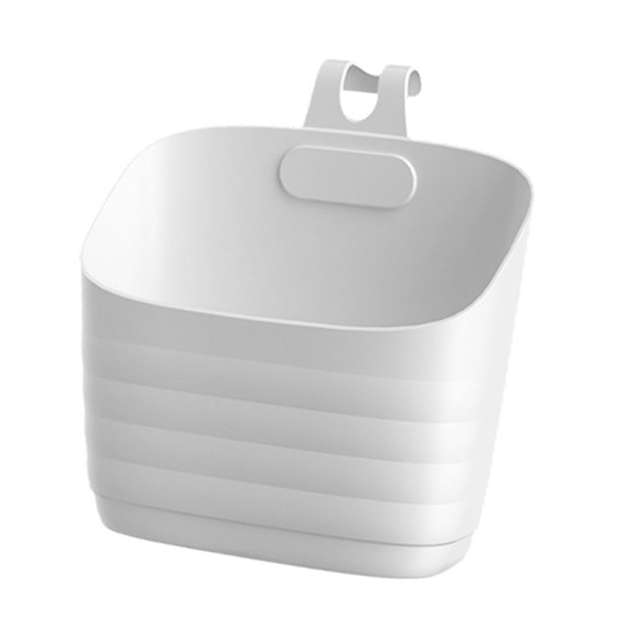 Kitchen Hanging Storage Basket Wall Mounted Onion Garlic Ginger Organizer Punching Free Stackable for Bathroom