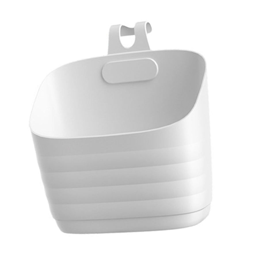 Kitchen Hanging Storage Basket Wall Mounted Onion Garlic Ginger Organizer Punching Free Stackable for Bathroom