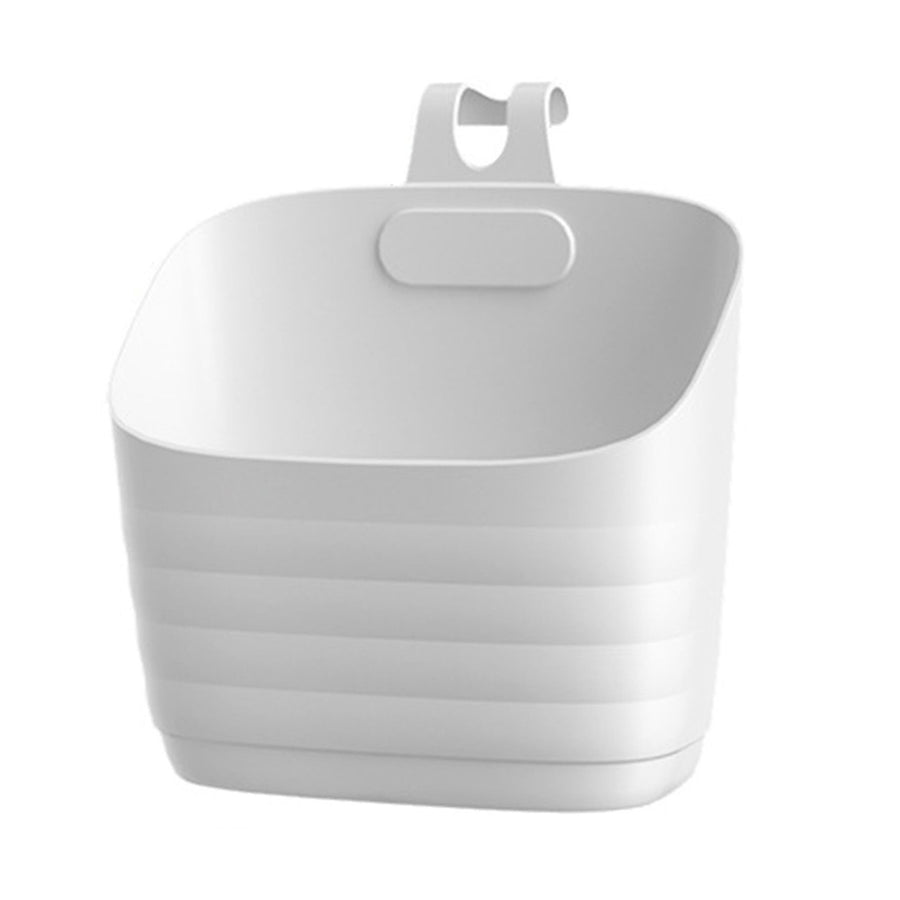 Kitchen Hanging Storage Basket Wall Mounted Onion Garlic Ginger Organizer Punching Free Stackable for Bathroom