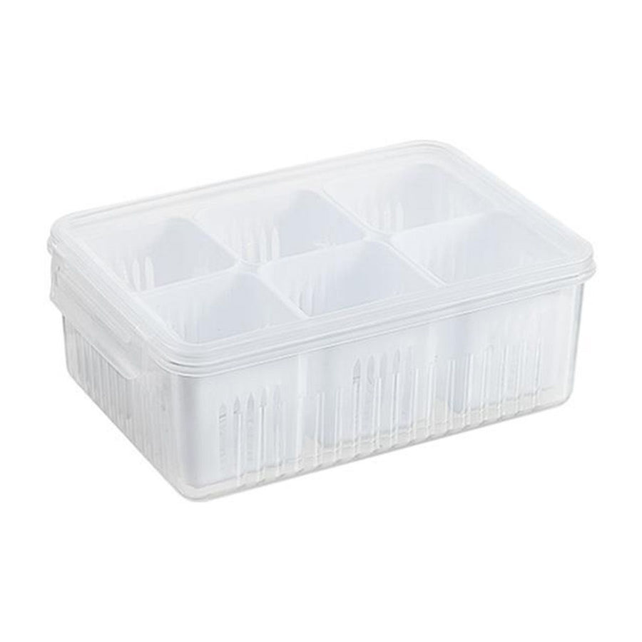 Chopped Green Onion Crisper Multipurpose Large Capacity Refrigerator Food Storage Container with Drain Holes for Kitchen