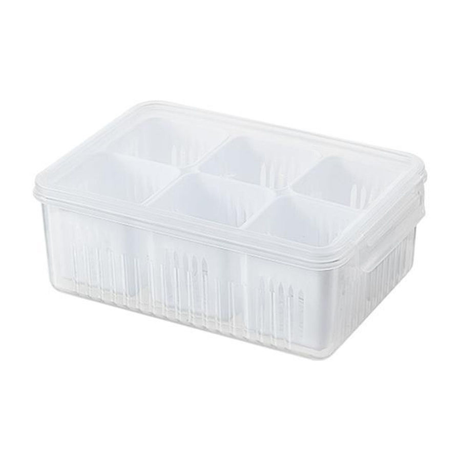 Chopped Green Onion Crisper Multipurpose Large Capacity Refrigerator Food Storage Container with Drain Holes for Kitchen