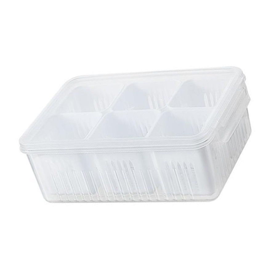 Chopped Green Onion Crisper Multipurpose Large Capacity Refrigerator Food Storage Container with Drain Holes for Kitchen
