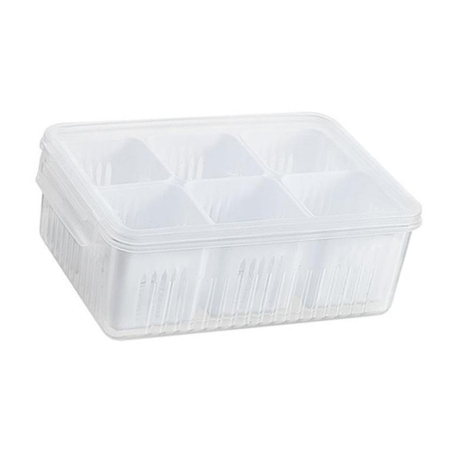 Chopped Green Onion Crisper Multipurpose Large Capacity Refrigerator Food Storage Container with Drain Holes for Kitchen