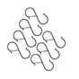 S Hooks Metal Hangers for Hanging Kitchenware Pots Pans Clothes 7pcs