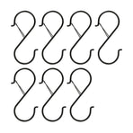 S Hooks Metal Hangers for Hanging Kitchenware Pots Pans Clothes 7pcs