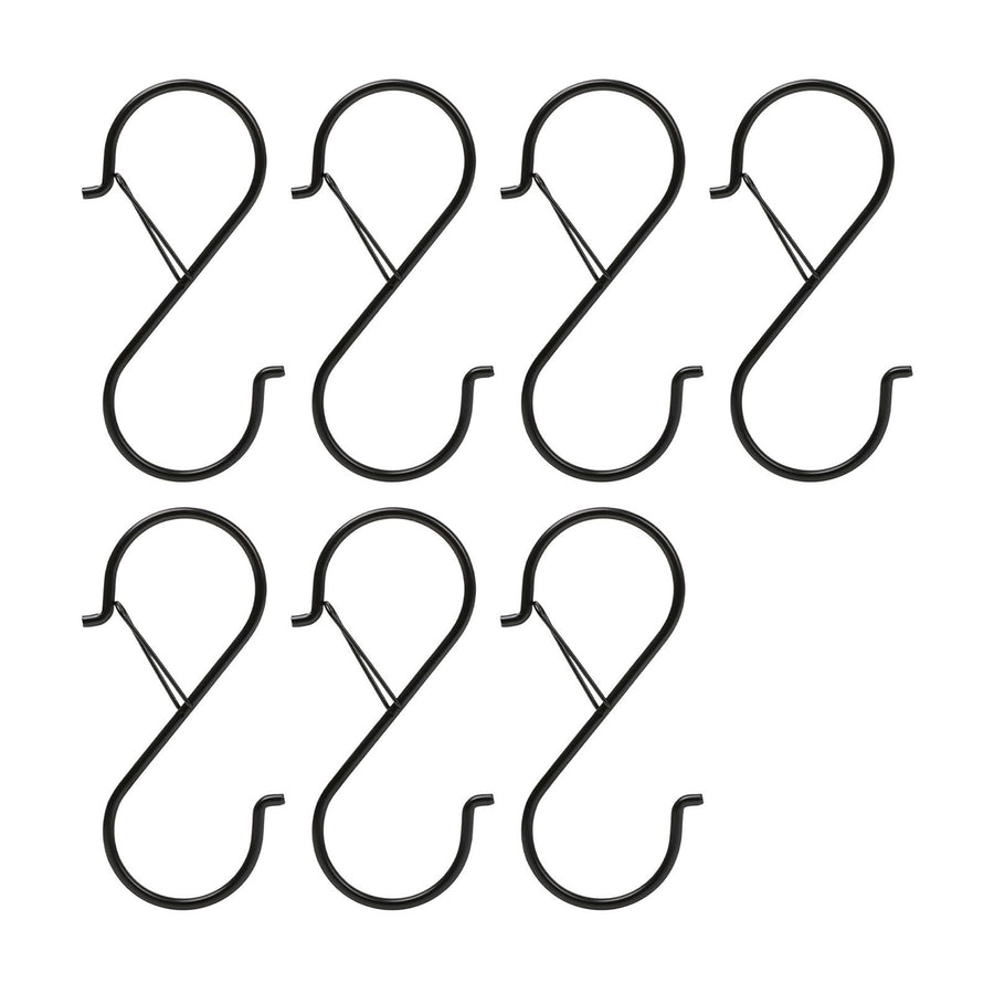 S Hooks Metal Hangers for Hanging Kitchenware Pots Pans Clothes 7pcs