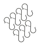 S Hooks Metal Hangers for Hanging Kitchenware Pots Pans Clothes 7pcs