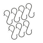 S Hooks Metal Hangers for Hanging Kitchenware Pots Pans Clothes 7pcs