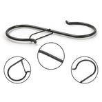 S Hooks Metal Hangers for Hanging Kitchenware Pots Pans Clothes 7pcs