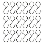 S Hooks Metal Hangers for Hanging Kitchenware Pots Pans Clothes 18pcs