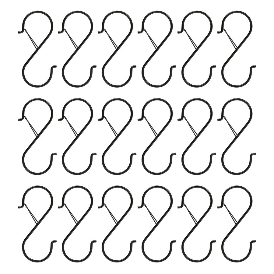 S Hooks Metal Hangers for Hanging Kitchenware Pots Pans Clothes 18pcs