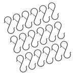 S Hooks Metal Hangers for Hanging Kitchenware Pots Pans Clothes 18pcs