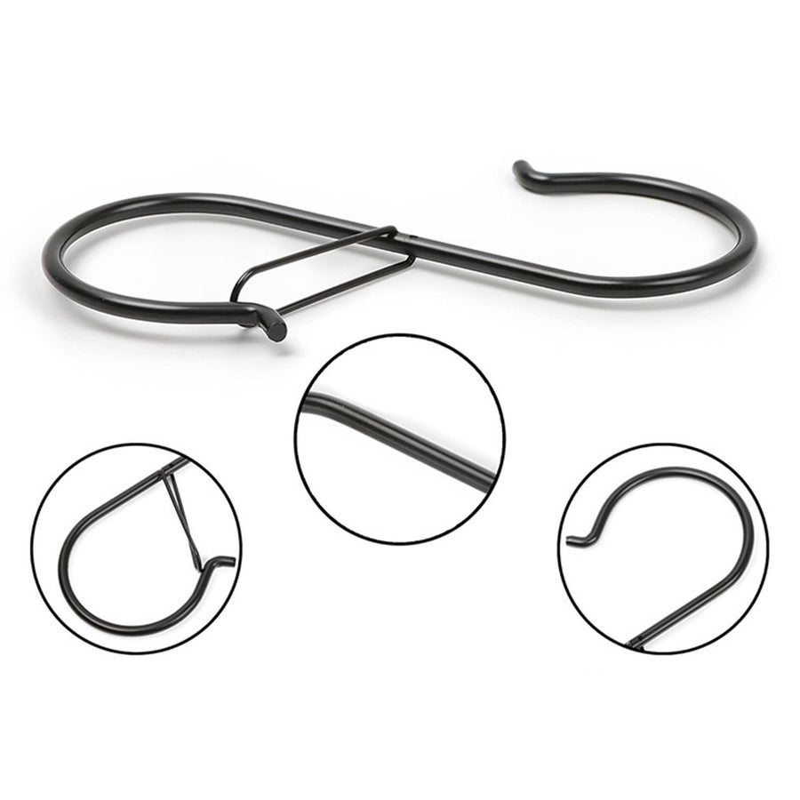 S Hooks Metal Hangers for Hanging Kitchenware Pots Pans Clothes 18pcs
