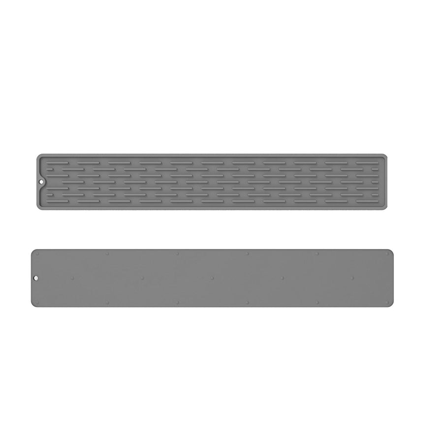 Silicone Drain Mat Long Strip Dish Drying Pad Counter Cutting Board Drying Mat for Kitchen Bathroom