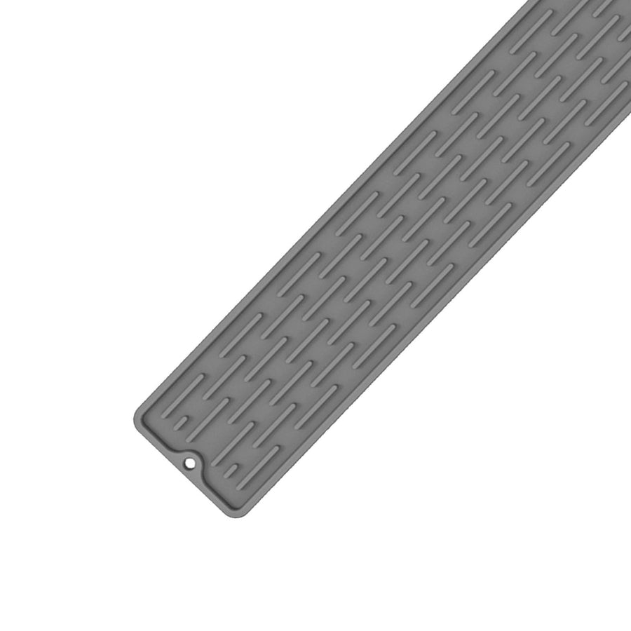 Silicone Drain Mat Long Strip Dish Drying Pad Counter Cutting Board Drying Mat for Kitchen Bathroom