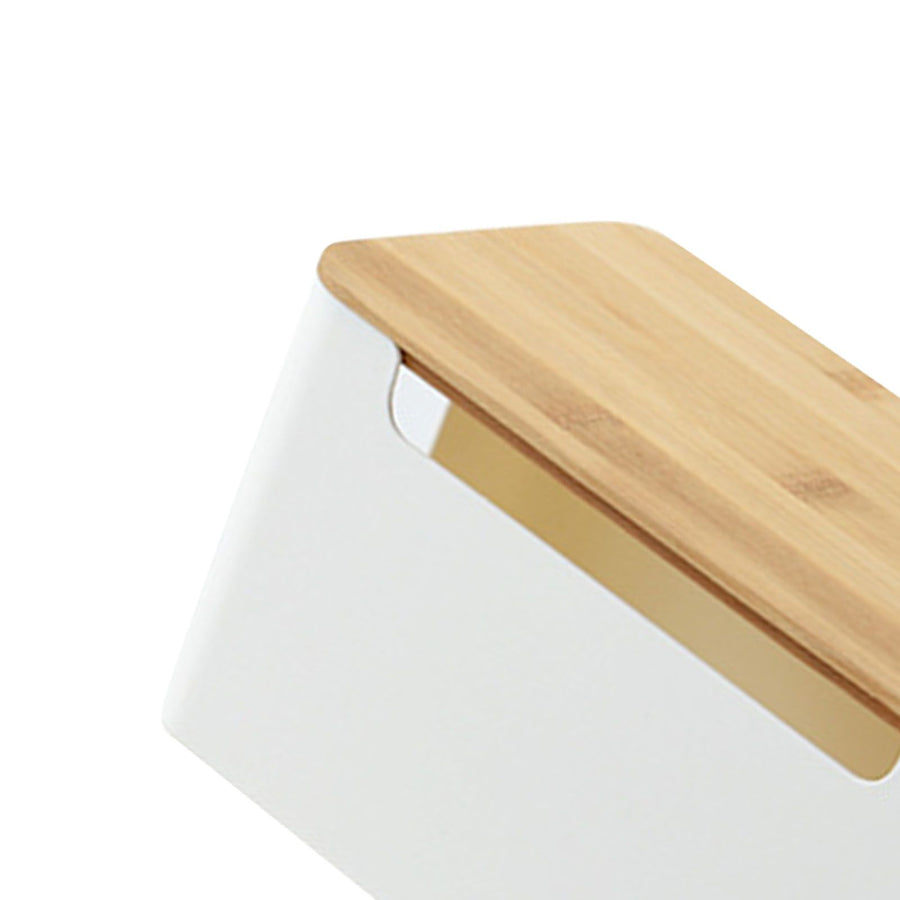 Router Organizer Box Power Strip Arrangement Shielding WiFi Router Cord Holder Storage Box for Household Single Layer
