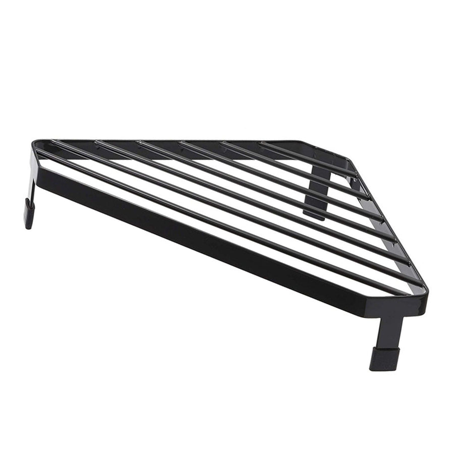 Triangular Counter Shelf Countertop Organizer Metal Iron Multifunction Corner Countertop Shelf Drying Rack for Kitchen Bathroom
