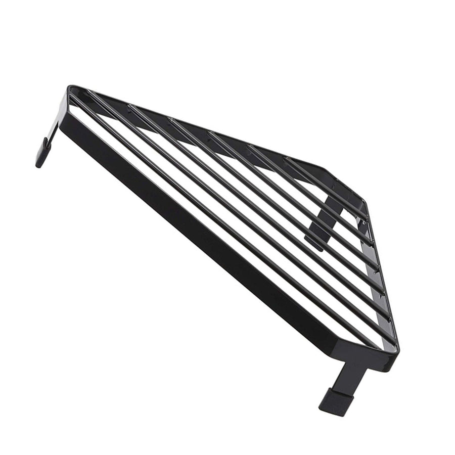 Triangular Counter Shelf Countertop Organizer Metal Iron Multifunction Corner Countertop Shelf Drying Rack for Kitchen Bathroom