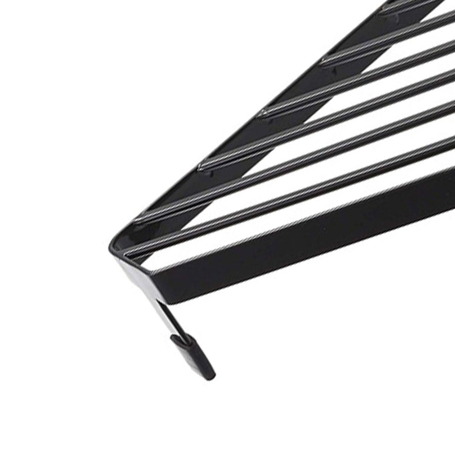 Triangular Counter Shelf Countertop Organizer Metal Iron Multifunction Corner Countertop Shelf Drying Rack for Kitchen Bathroom