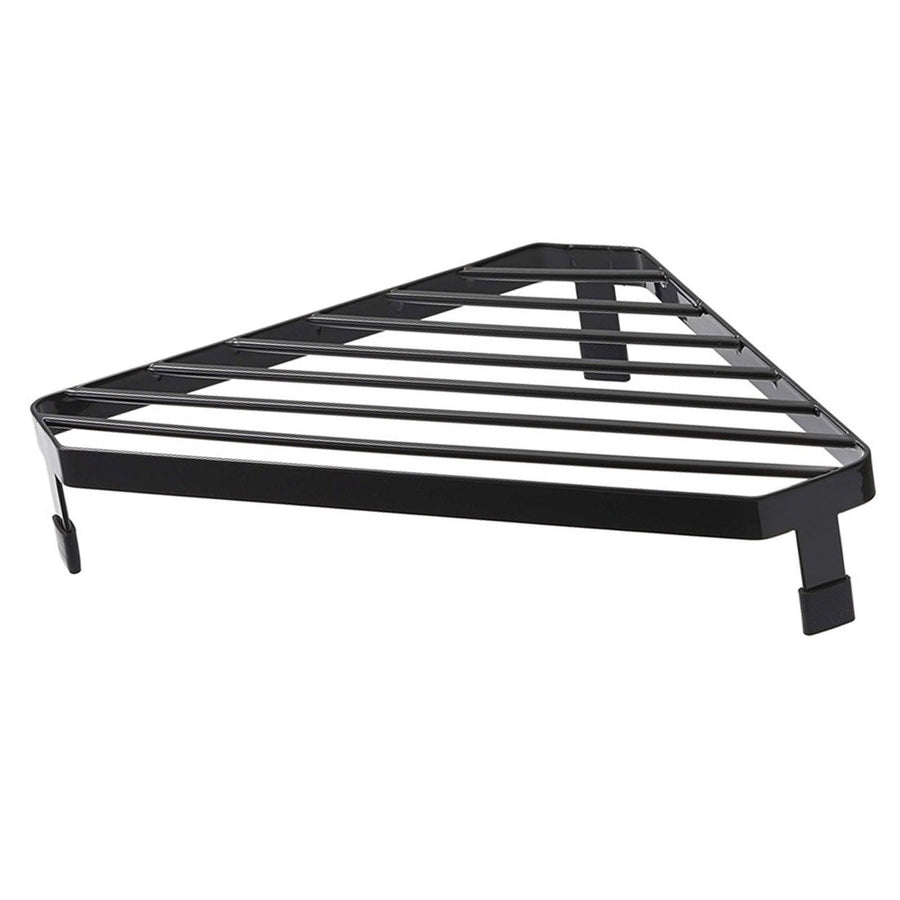 Triangular Counter Shelf Countertop Organizer Metal Iron Multifunction Corner Countertop Shelf Drying Rack for Kitchen Bathroom
