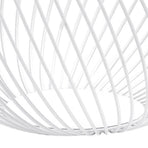 Fruit Basket Rustproof Iron Desktop Storage Basket Round Large Capacity Metal Wire Sundry Organizer Basket for Desserts Snacks