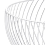Fruit Basket Rustproof Iron Desktop Storage Basket Round Large Capacity Metal Wire Sundry Organizer Basket for Desserts Snacks