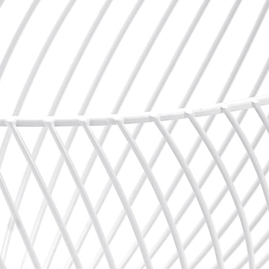 Fruit Basket Rustproof Iron Desktop Storage Basket Round Large Capacity Metal Wire Sundry Organizer Basket for Desserts Snacks