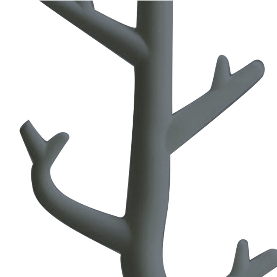 Tree Branch Wall Storage Hook Thickened PP High Load Bearing Wall Mounted Simulation Tree Branch Hanger for Jewelry Bags Gray