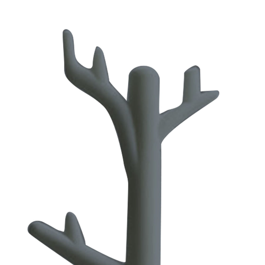 Tree Branch Wall Storage Hook Thickened PP High Load Bearing Wall Mounted Simulation Tree Branch Hanger for Jewelry Bags Gray