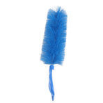 Fan Dusting Brush Household Long Handle Dusting Brush Bendable Multipurpose Fan Cleaning Brush Blue
