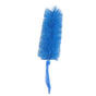 Fan Dusting Brush Household Long Handle Dusting Brush Bendable Multipurpose Fan Cleaning Brush Blue