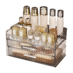 Makeup Organizer Box Large Capacity Clear Cosmetic Storage Container Without Lid