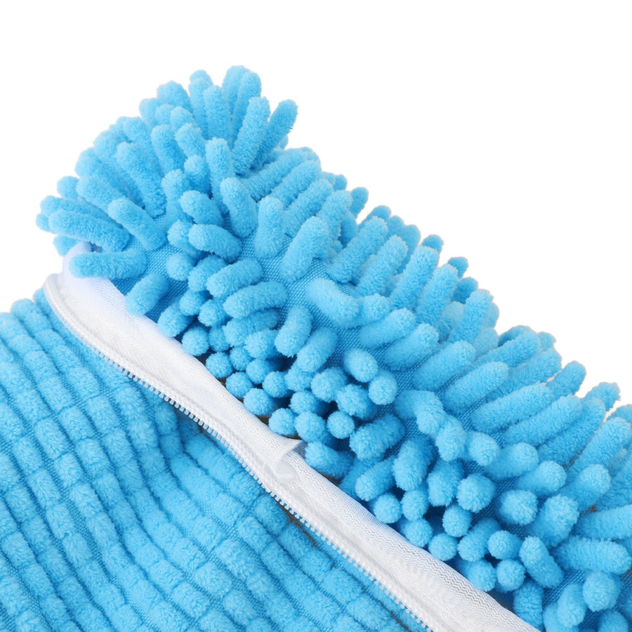 Shoe Washing Bag Anti Deformation Polyester Shoe Cleaning Bag with Zipper for Washing Machine A