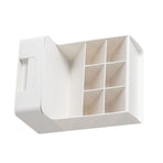Desktop Storage Box Multi Compartment Drawer Slanting Pen Holder Organizer Desk Sundry Stationery Rack for Student Children