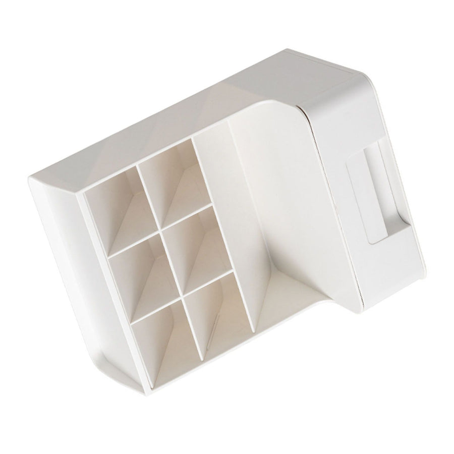 Desktop Storage Box Multi Compartment Drawer Slanting Pen Holder Organizer Desk Sundry Stationery Rack for Student Children