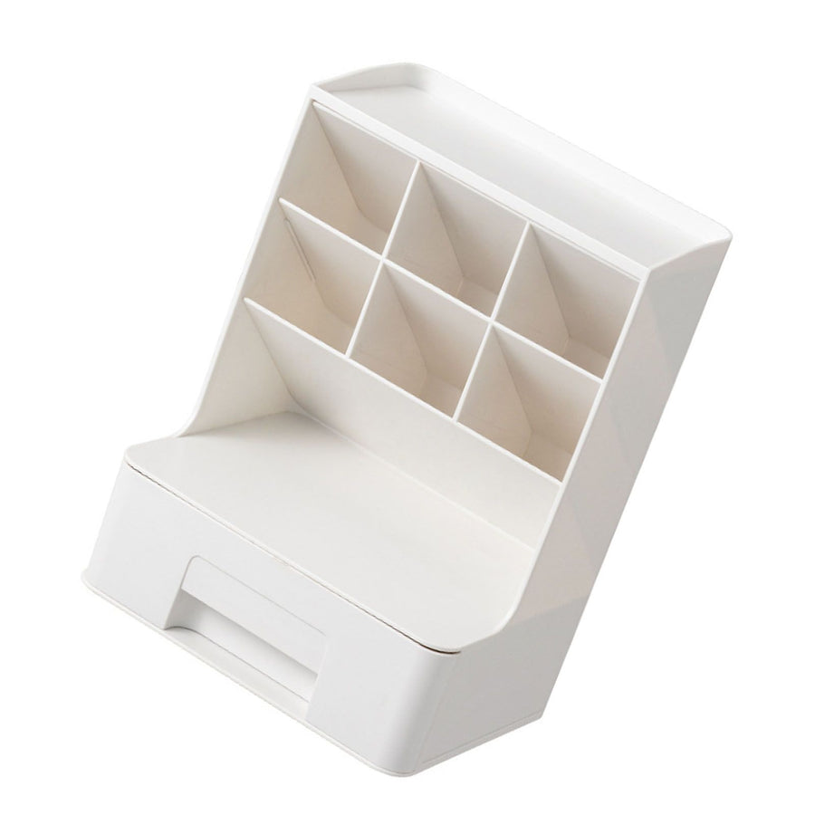 Desktop Storage Box Multi Compartment Drawer Slanting Pen Holder Organizer Desk Sundry Stationery Rack for Student Children