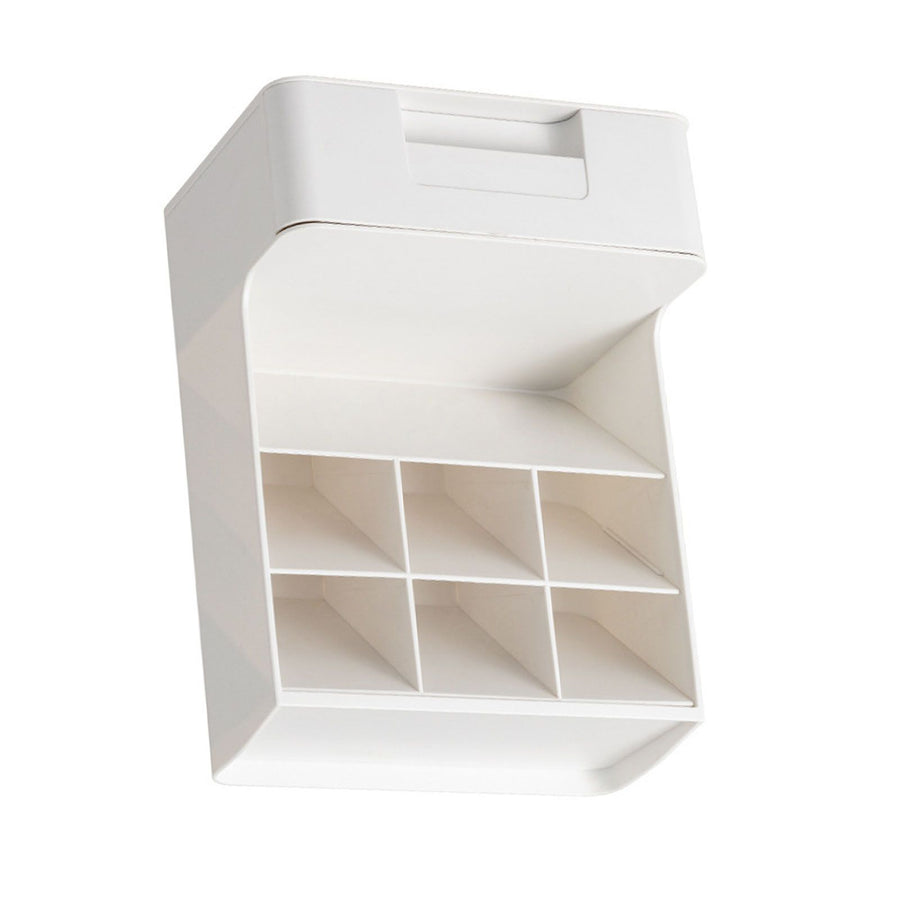 Desktop Storage Box Multi Compartment Drawer Slanting Pen Holder Organizer Desk Sundry Stationery Rack for Student Children