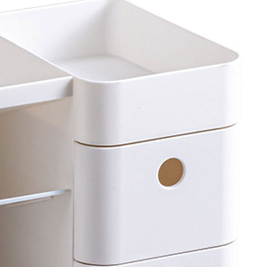 Desk Organizer Multipurpose Stylish Simple Style Drawer Design Desktop Storage Box with Slant Insert Pencil Holder for Students Children