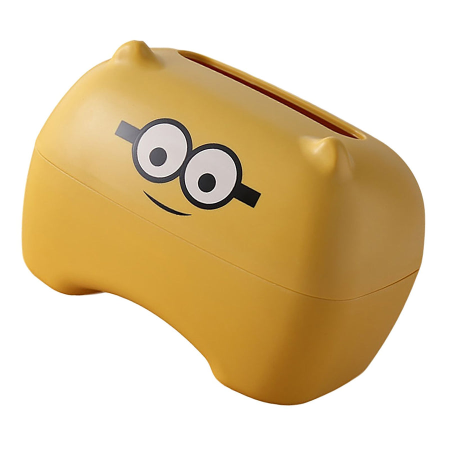 Cartoon Paper Towel Box Multifunction Toilet Tissue Box Plastic Thickened Innovative Tissue Storage Box for Bathroom