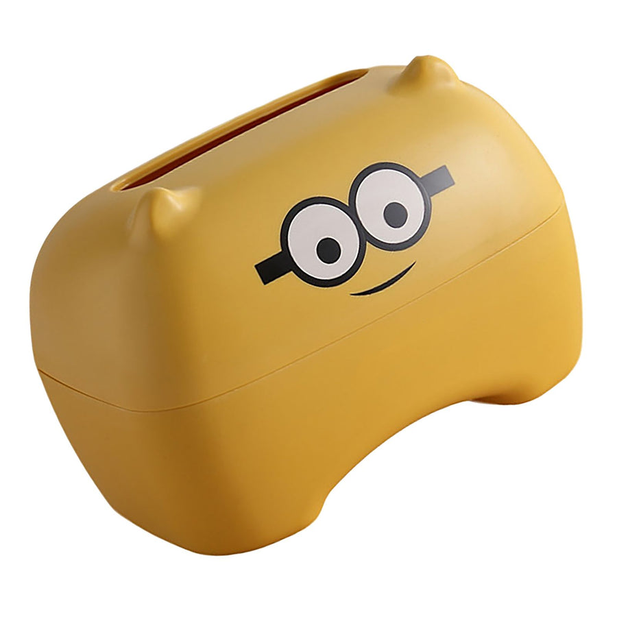 Cartoon Paper Towel Box Multifunction Toilet Tissue Box Plastic Thickened Innovative Tissue Storage Box for Bathroom